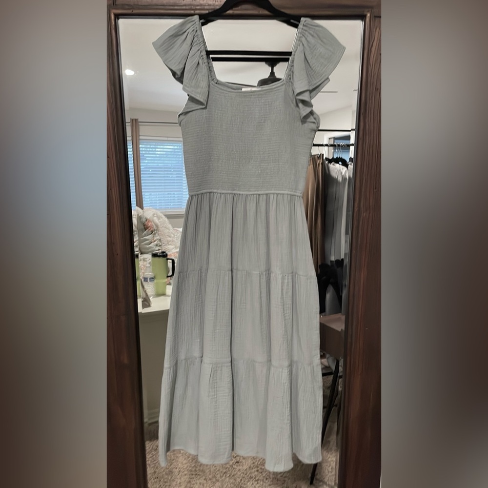 Neuflora sage Green Corinne Dress